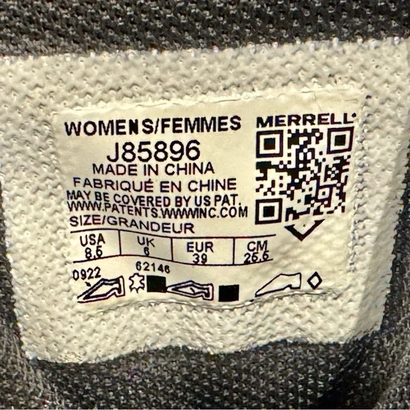 MERRELL Women’s Yokota 2 Mid Hiking Boots Size 8.5M Waterproof Excellent - Picture 16 of 16